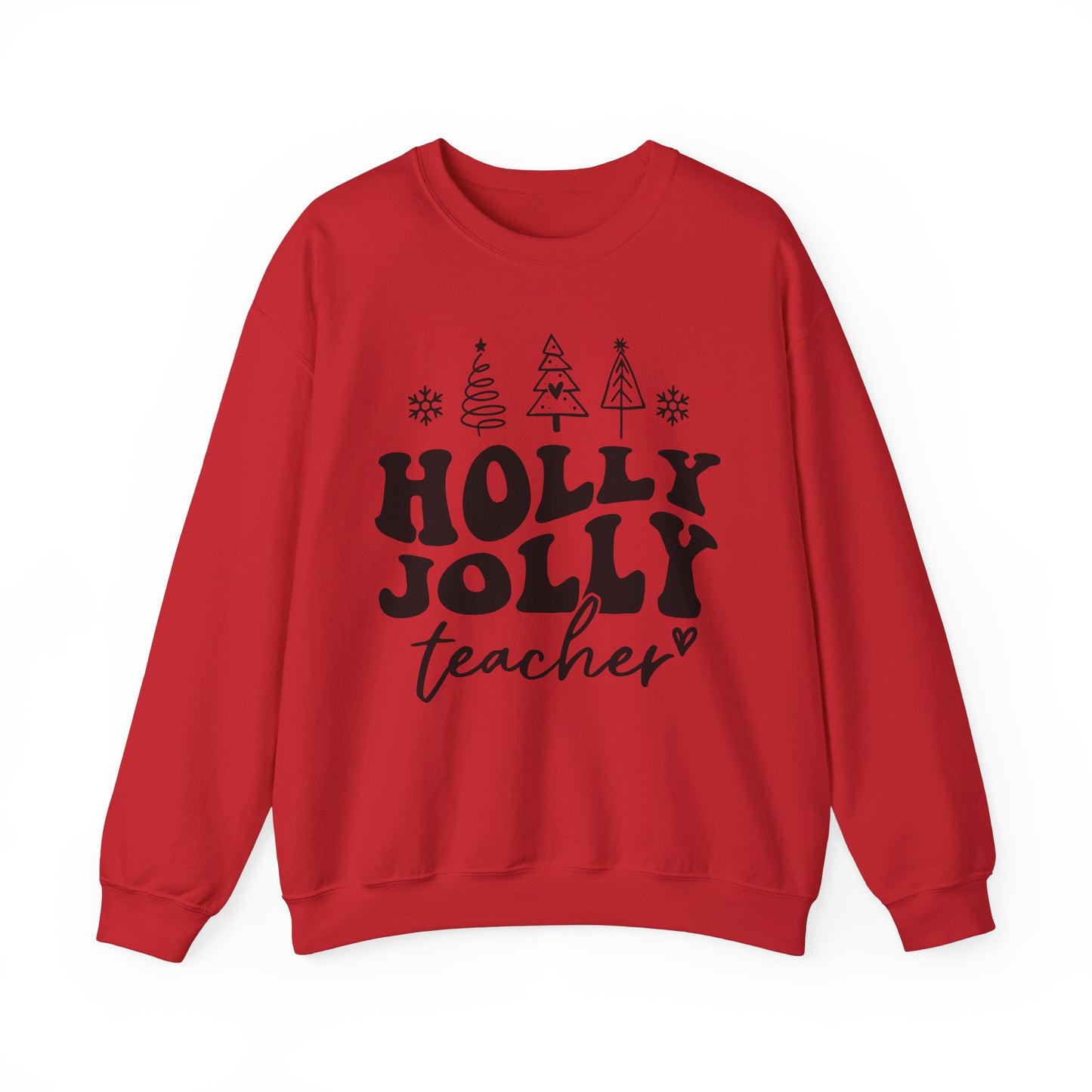Holly Jolly Teacher - Crewneck Sweatshirt