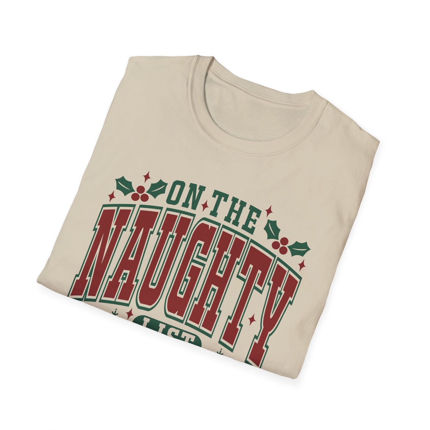 On the Naughty List - Unisex Softstyle T-Shirt