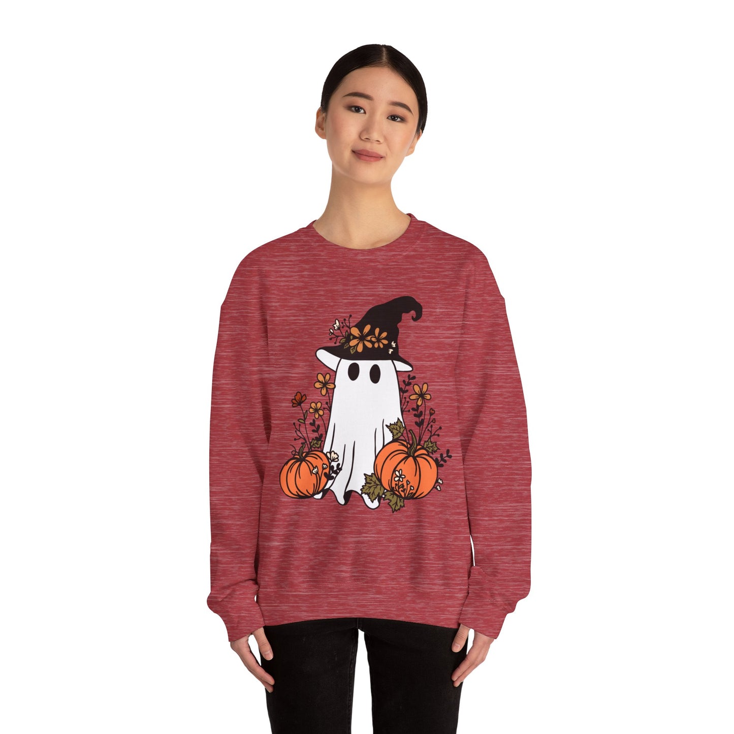 Pumpkin Ghost - Crewneck Sweatshirt