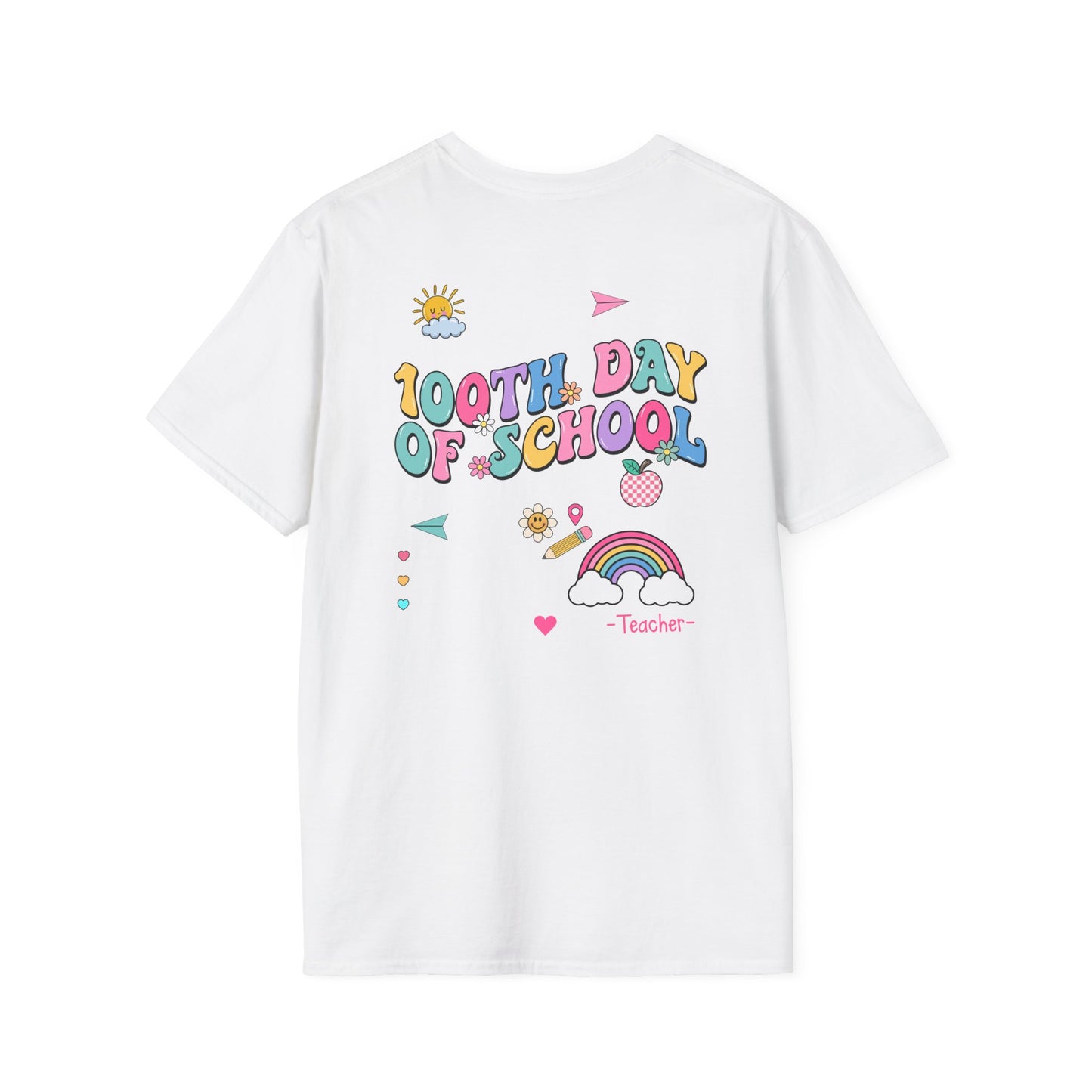 100 Days of Watching My Students Grow - Unisex Softstyle T-Shirt