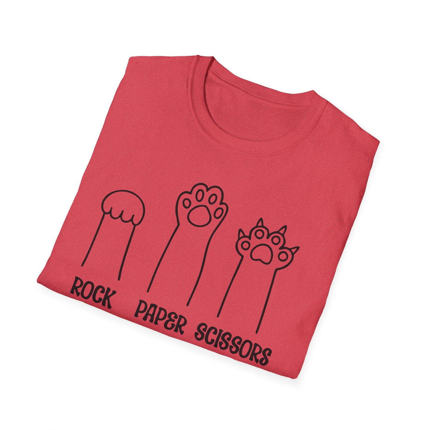 Rock Paper Scissors - Unisex Softstyle T-Shirt