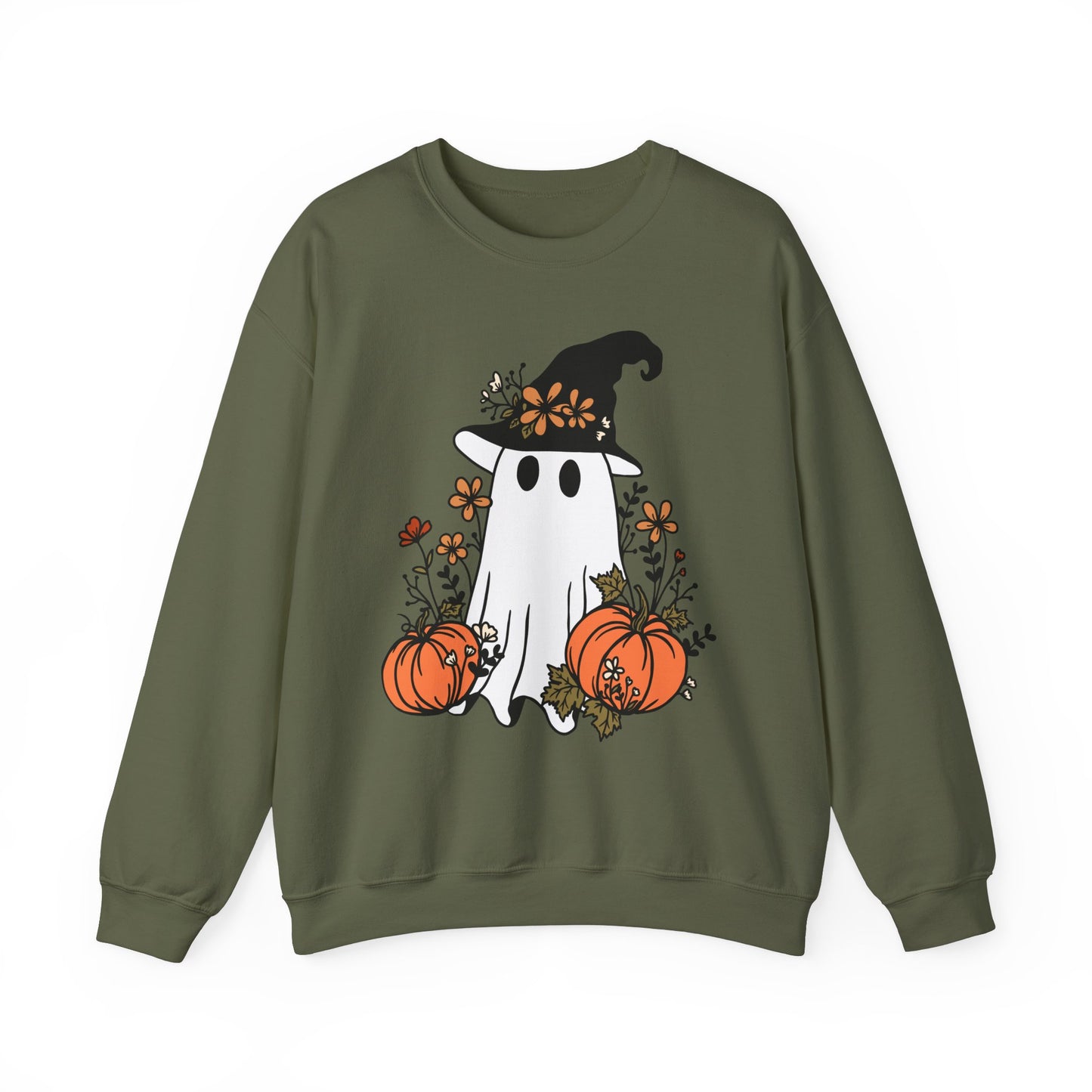 Pumpkin Ghost - Crewneck Sweatshirt