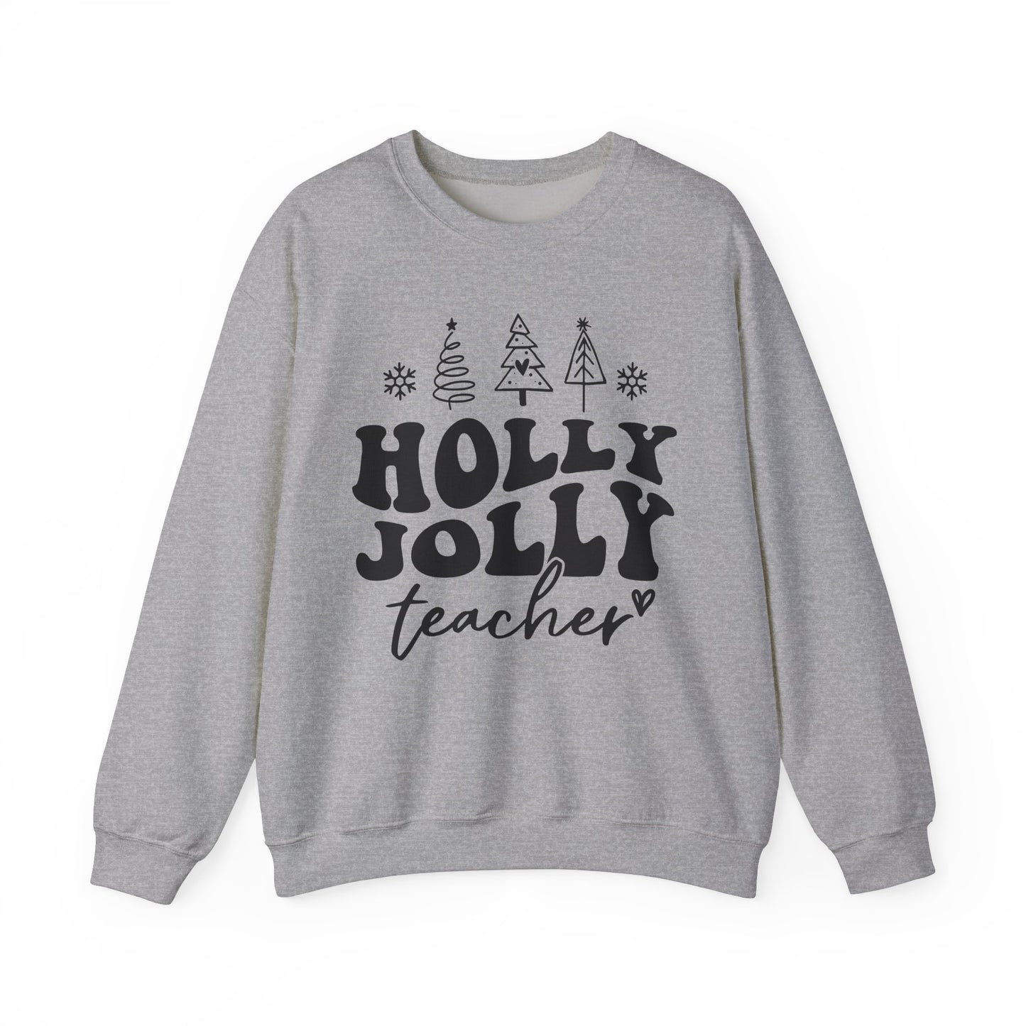 Holly Jolly Teacher - Crewneck Sweatshirt