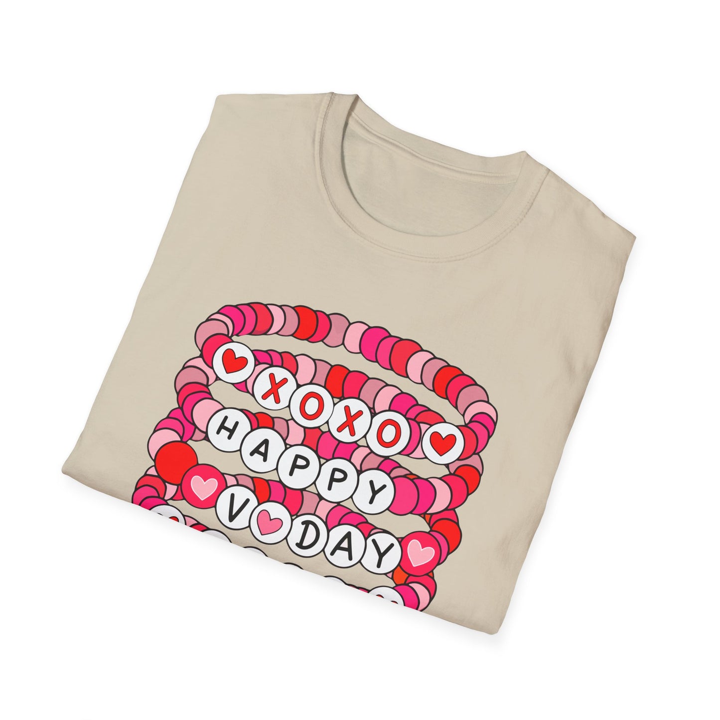 XOXO Friendship Bracelet - Unisex Softstyle T-Shirt