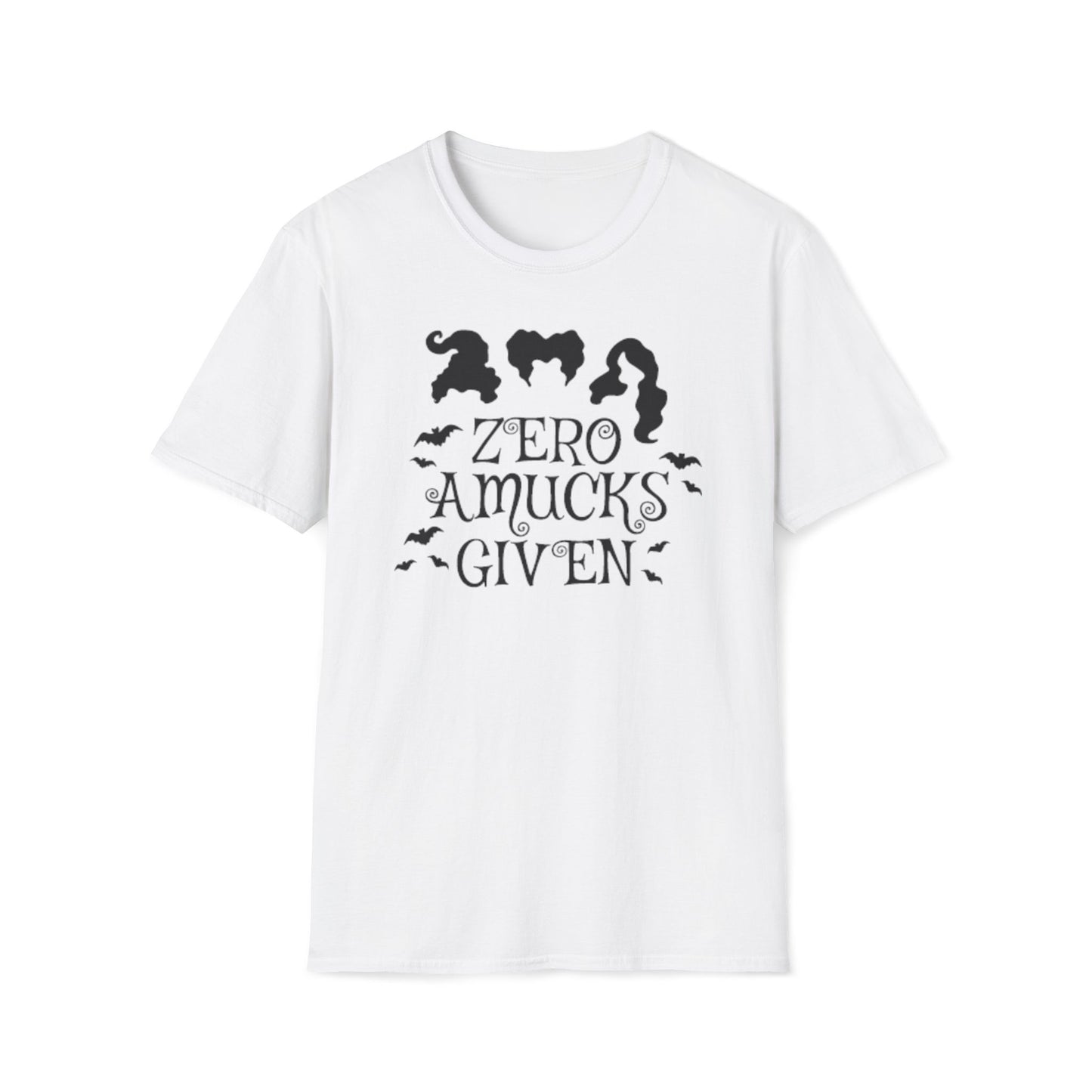 Zero Amucks Given - Unisex Softstyle T-Shirt