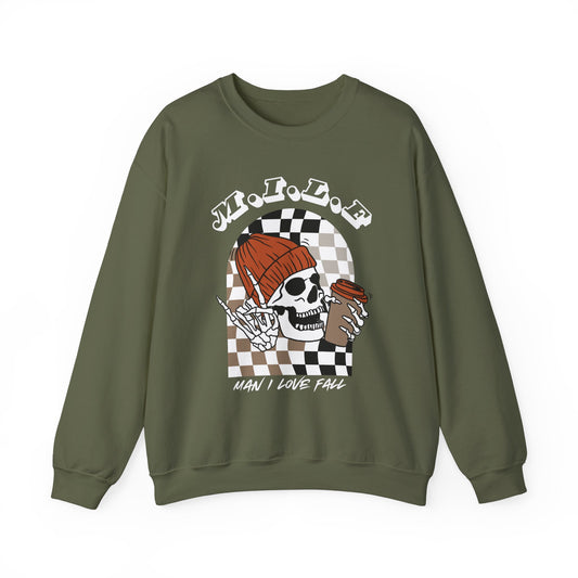 Man I Love Fall - Crewneck Sweatshirt