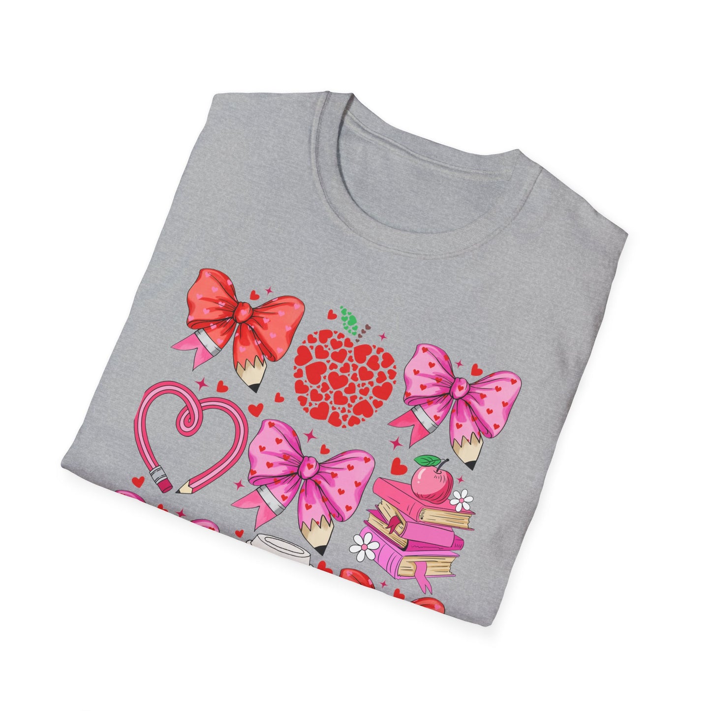 Teacher Hearts - Unisex Softstyle T-Shirt