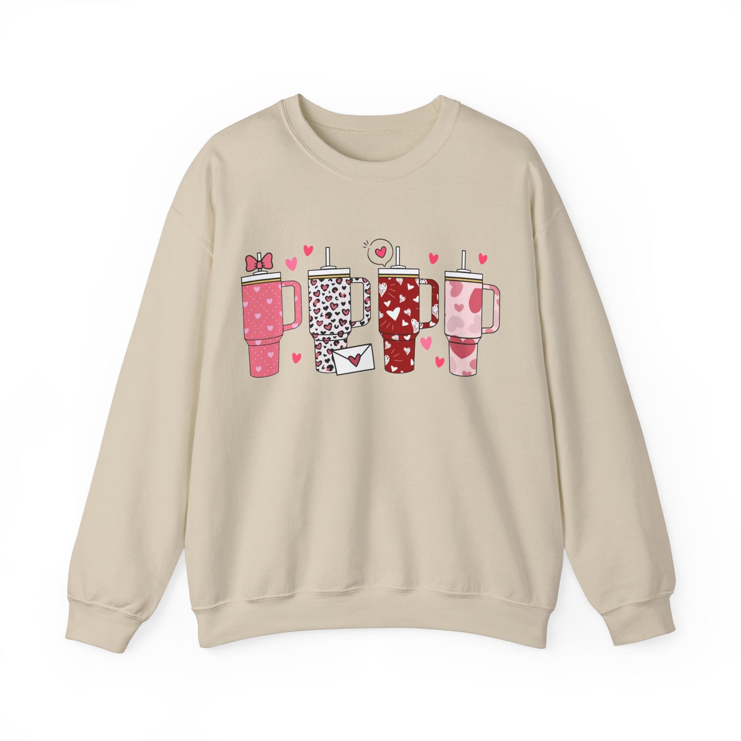 Valentine's Day Cup - Crewneck Sweatshirt