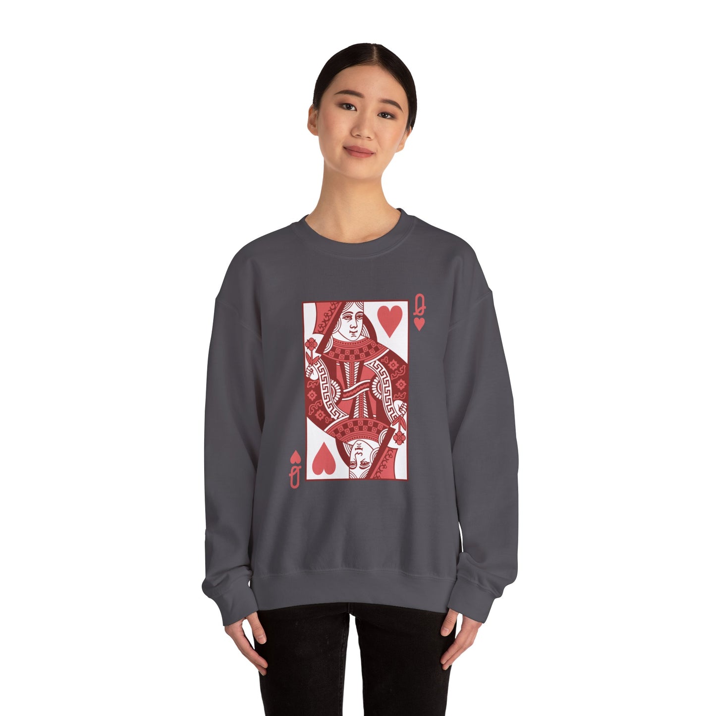 Queen of Hearts - Crewneck Sweatshirt