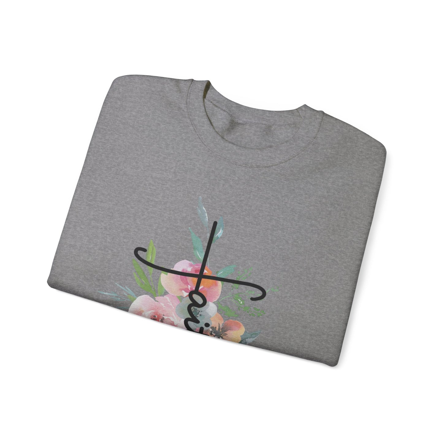 Floral Faith - Crewneck Sweatshirt