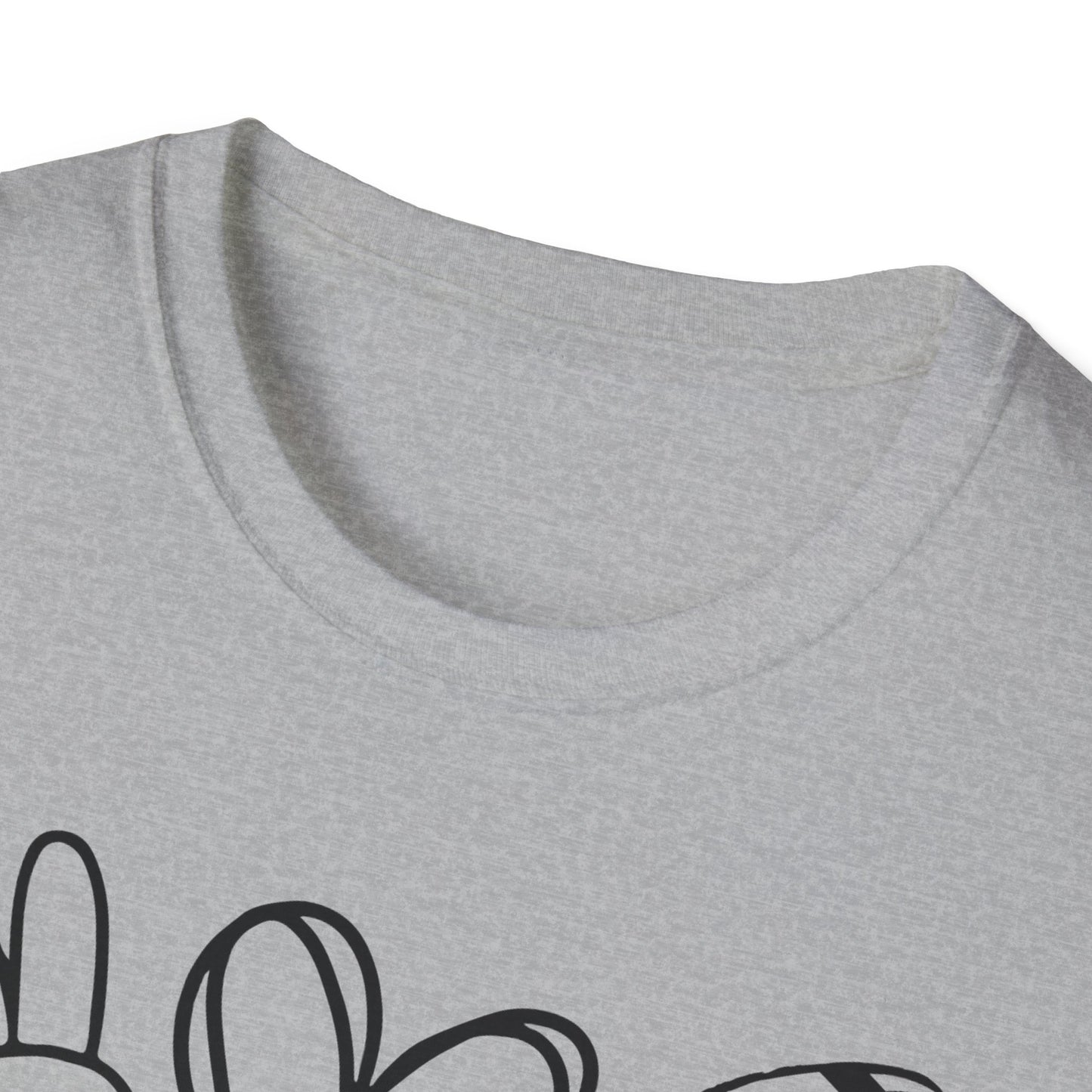 Peace Love Football - Unisex Softstyle T-Shirt