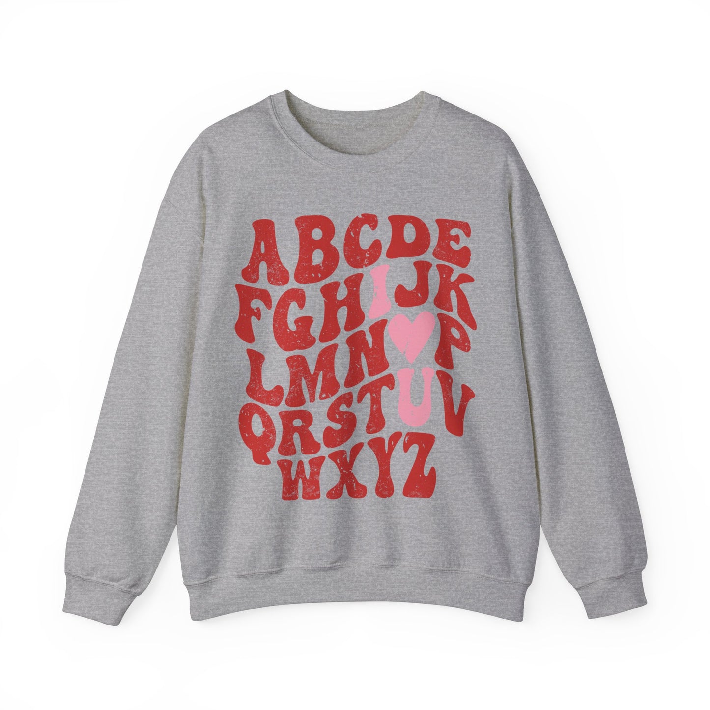 ABCD - I LOVE YOU - Crewneck Sweatshirt