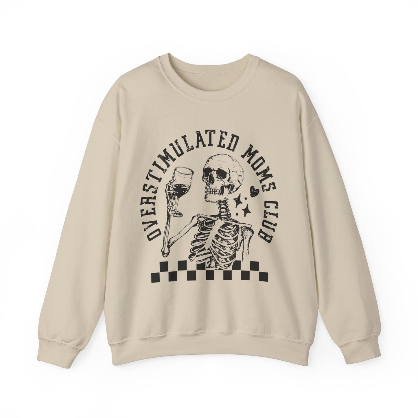 Overstimulated Skeleton - Crewneck Sweatshirt