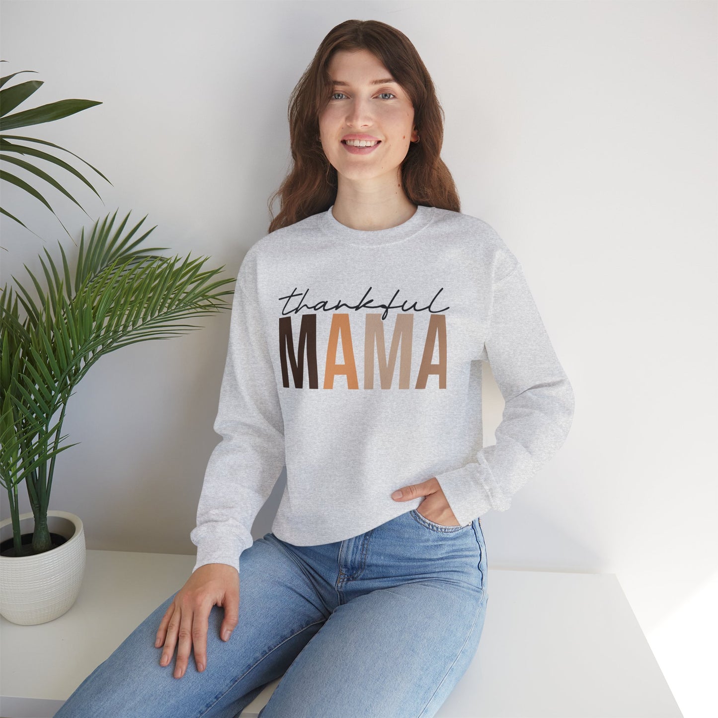 Thankful MAMA - Crewneck Sweatshirt
