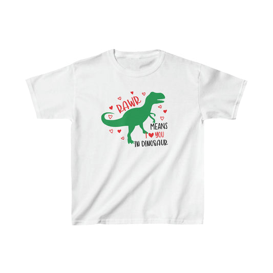 RawR - I love you - Kids Heavy Cotton Tee