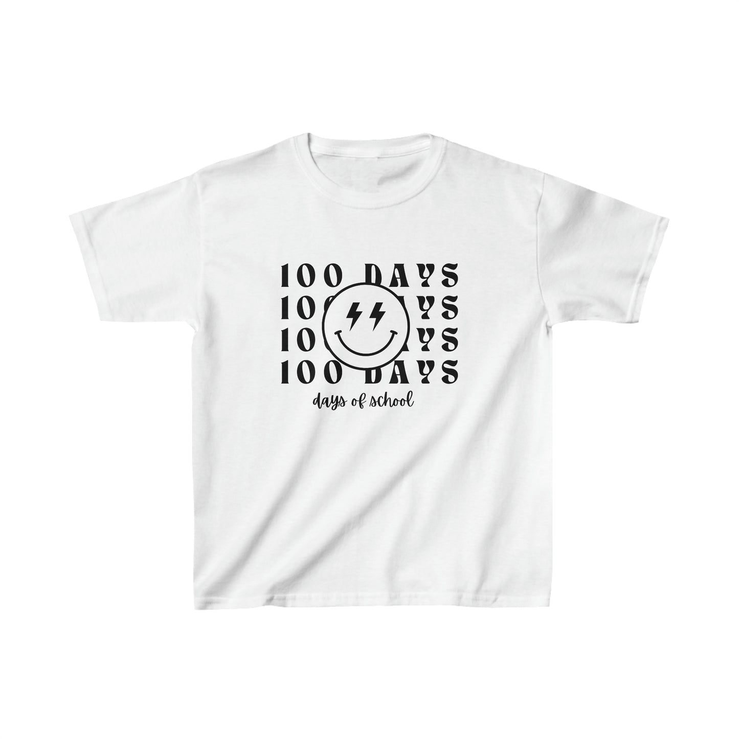 100 Days of School - Kids Heavy Cotton Tee