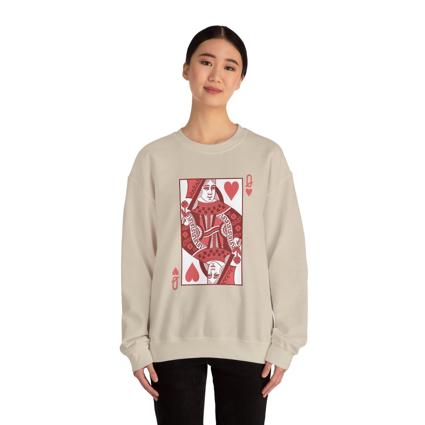 Queen of Hearts - Crewneck Sweatshirt