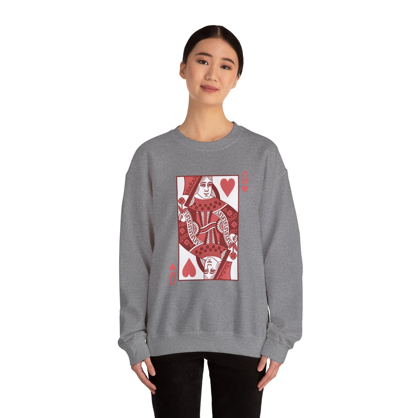 Queen of Hearts - Crewneck Sweatshirt