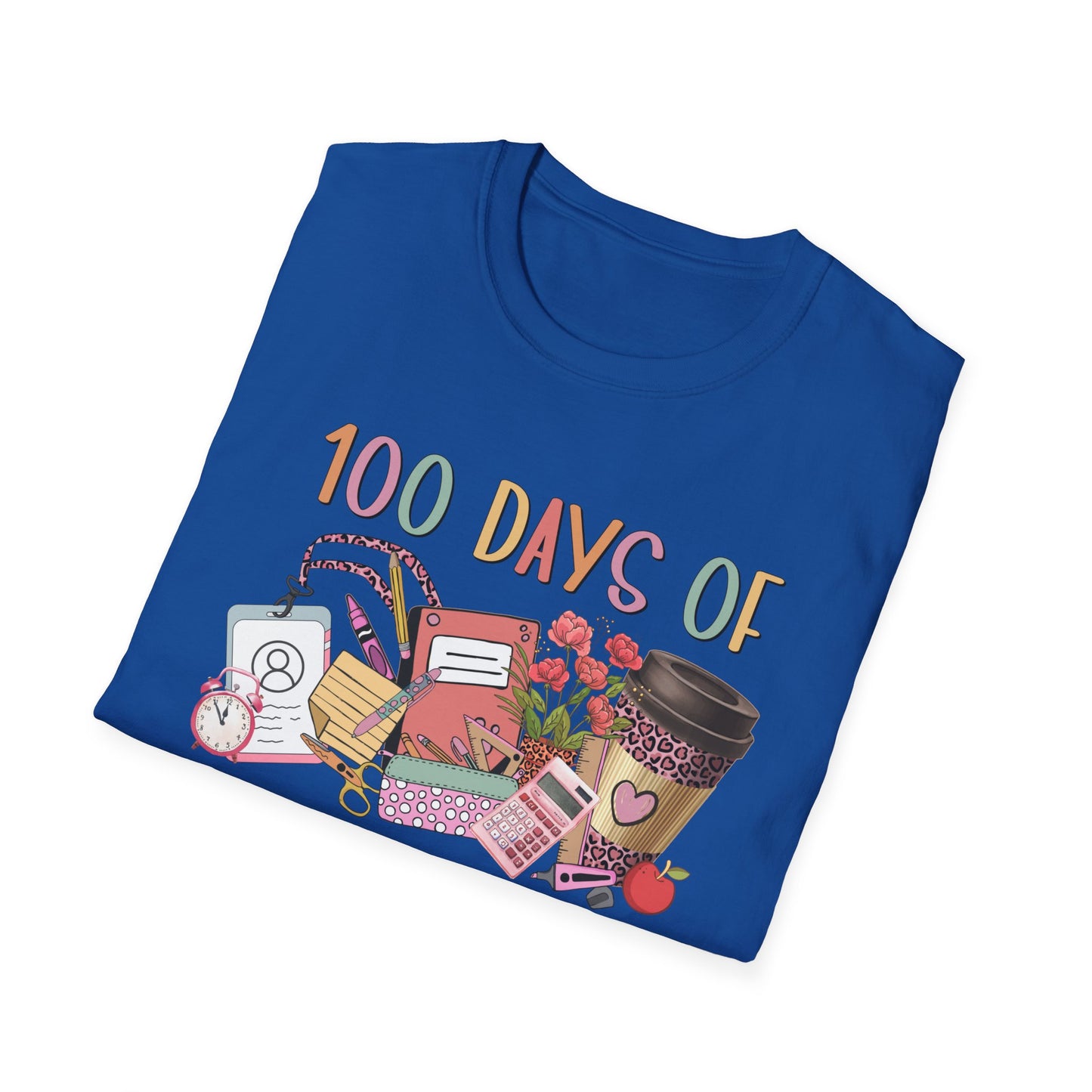 100 Days of Doing Teacher Stuff - Unisex Softstyle T-Shirt