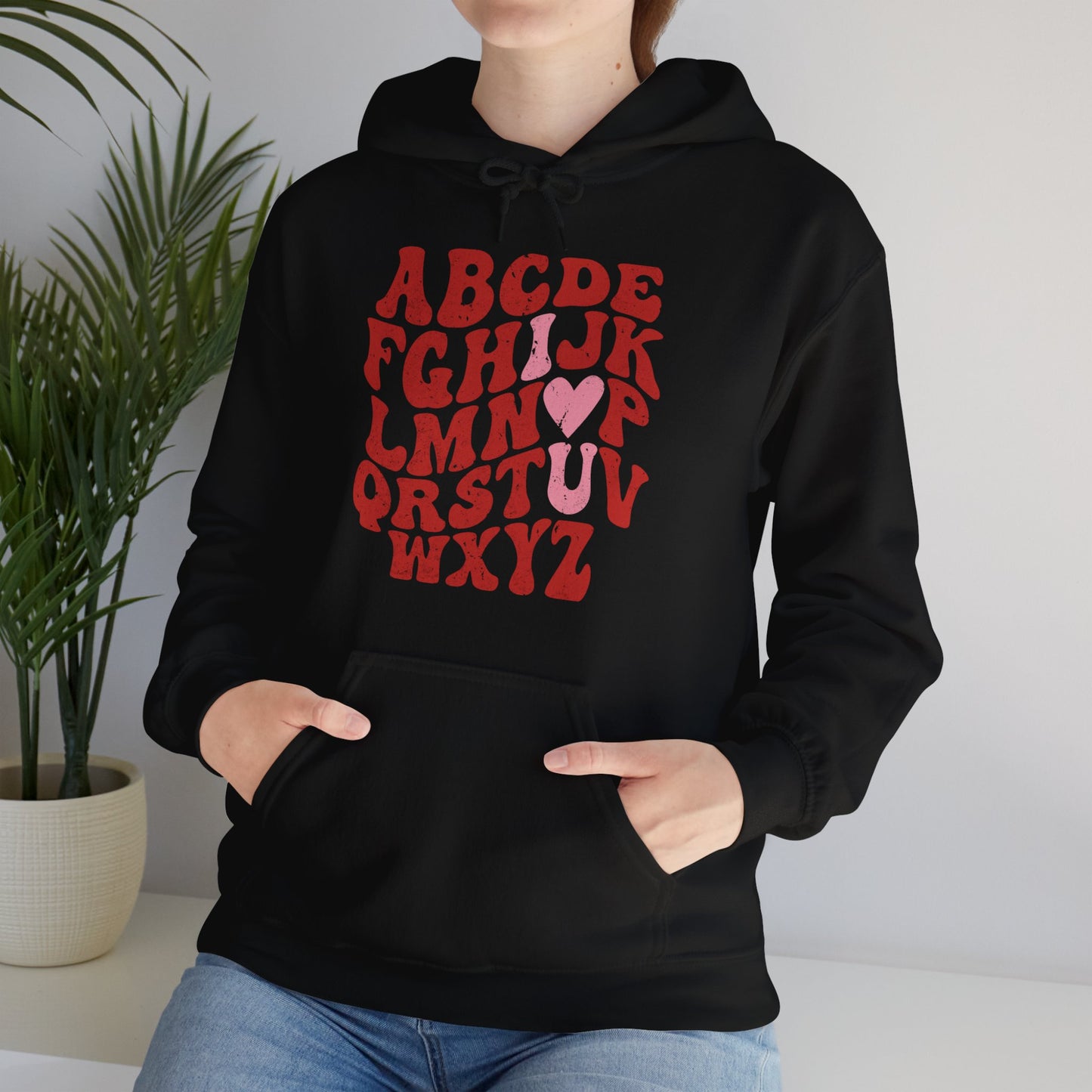 ABCD - I LOVE YOU - Hooded Sweatshirt