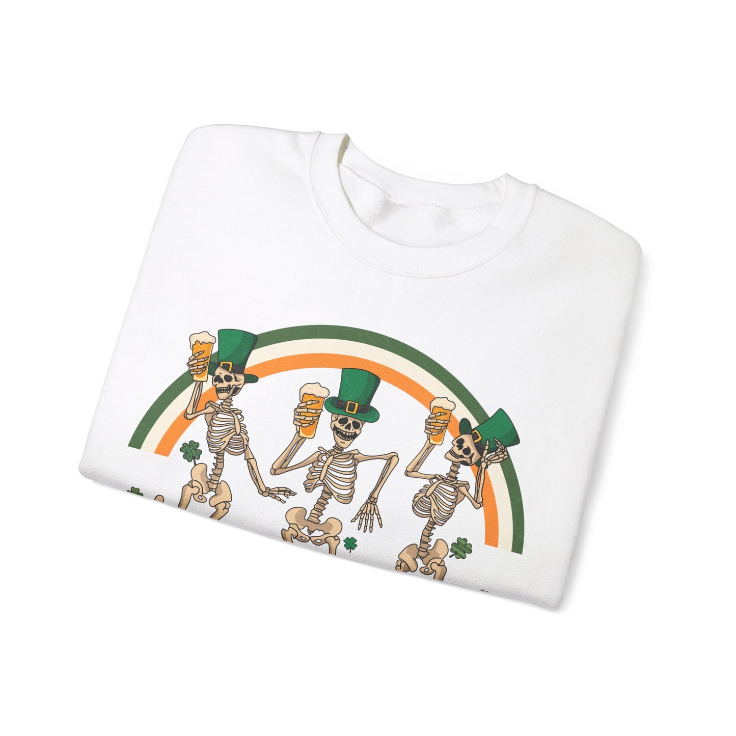 St. Patrick's Day Skeletons - Crewneck Sweatshirt