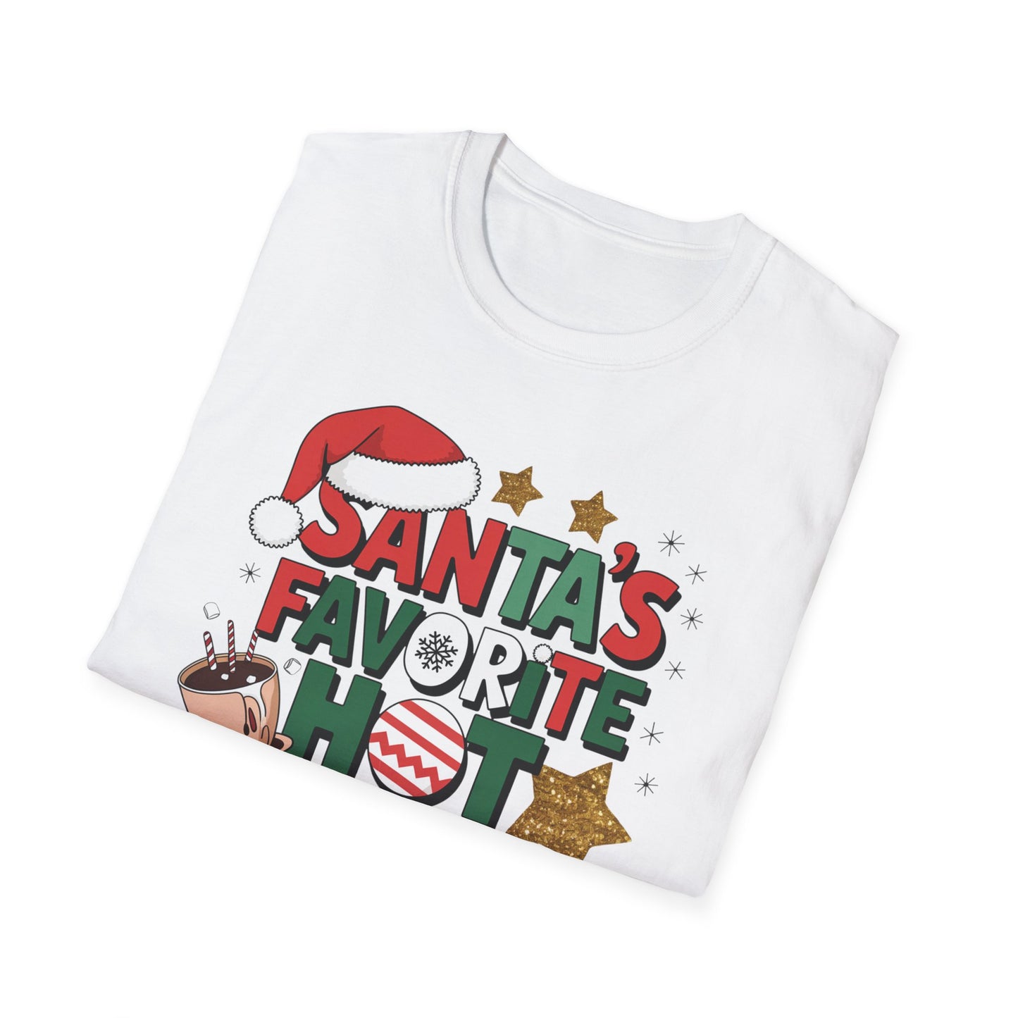 Santa's Favorite Hot Mess - Unisex Softstyle T-Shirt
