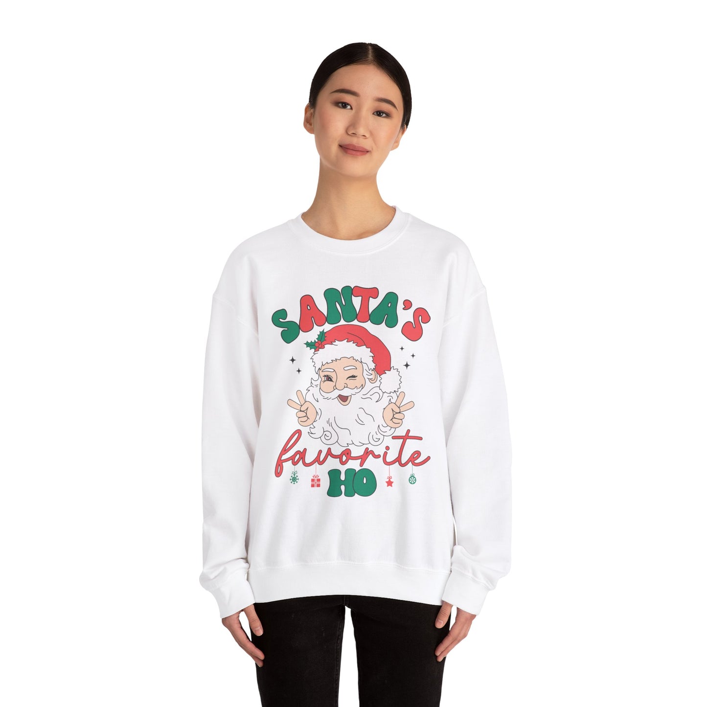 Santa's Favorite Ho - Crewneck Sweatshirt