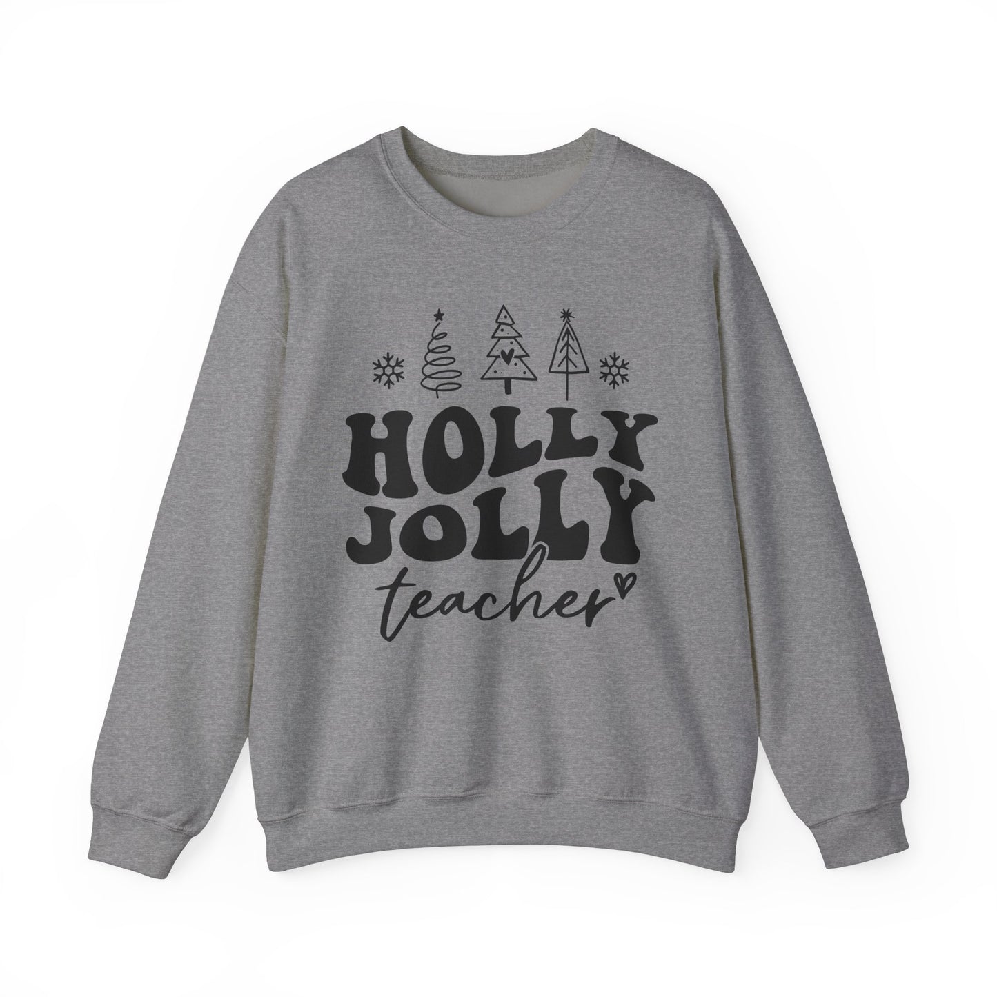 Holly Jolly Teacher - Crewneck Sweatshirt