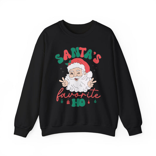 Santa's Favorite Ho - Crewneck Sweatshirt