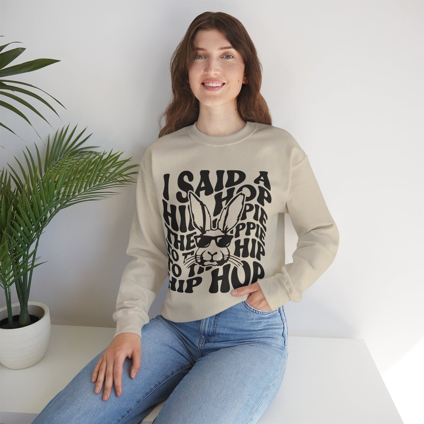 Hippie Hop - Crewneck Sweatshirt