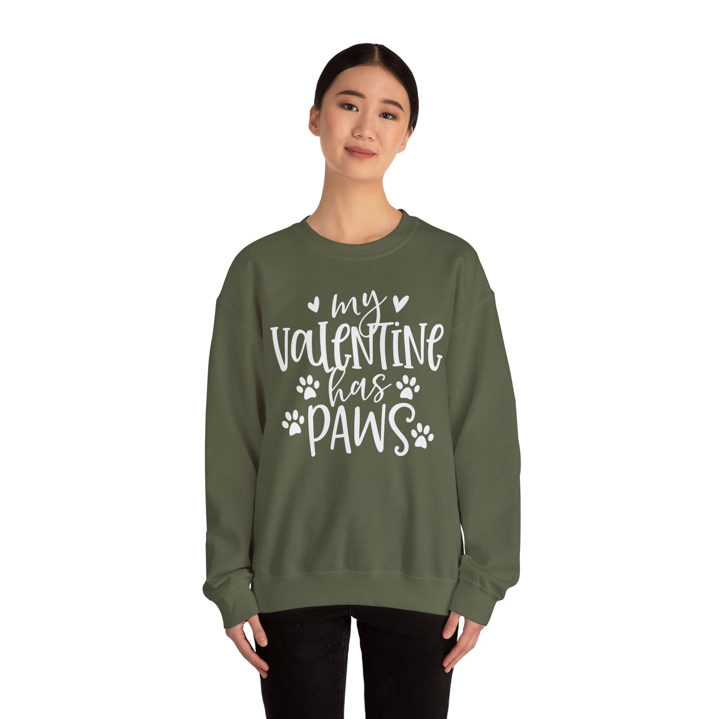 Valentine Paws - Crewneck Sweatshirt