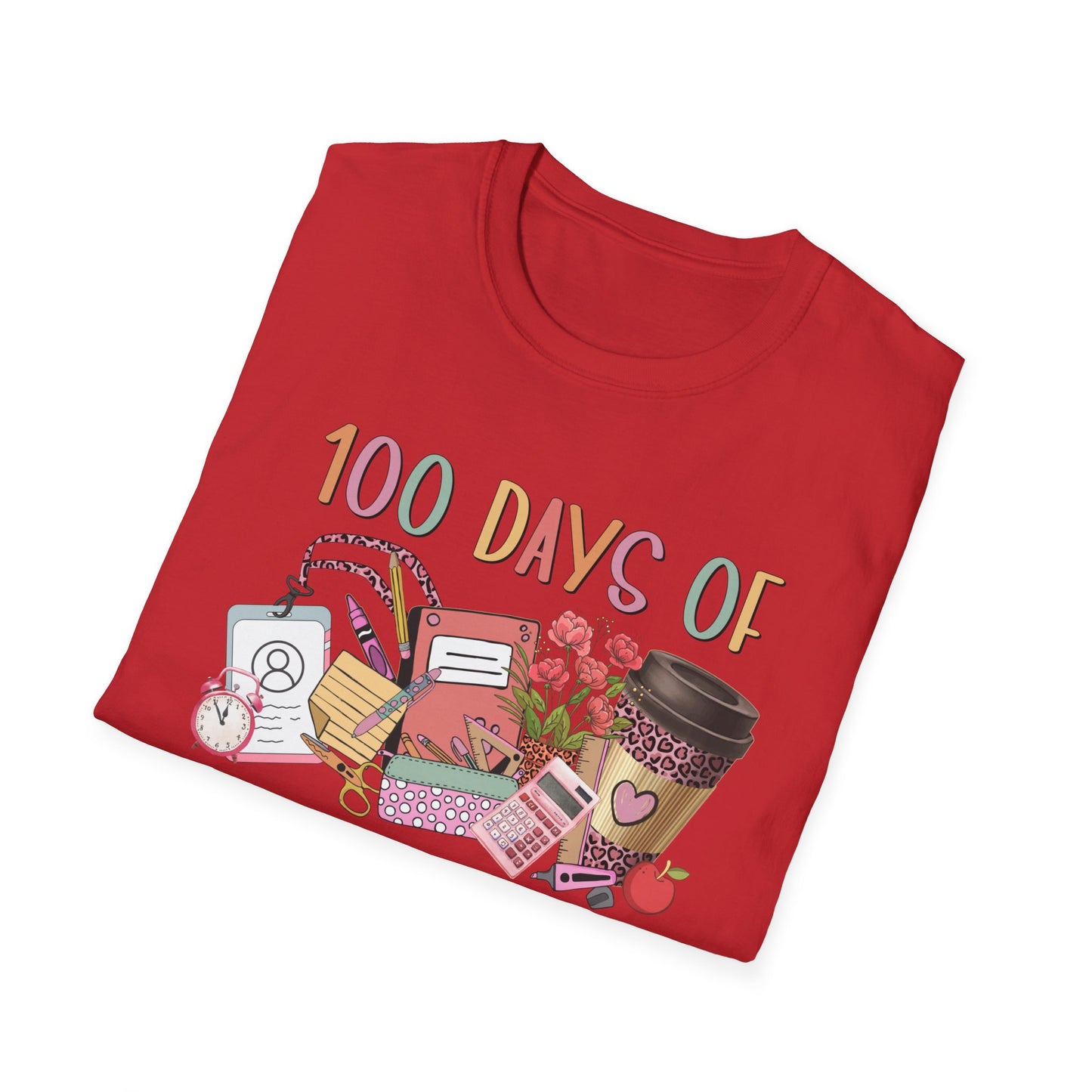100 Days of Doing Teacher Stuff - Unisex Softstyle T-Shirt