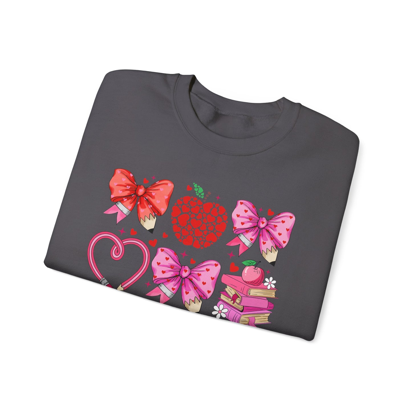 Teacher Hearts - Crewneck Sweatshirt