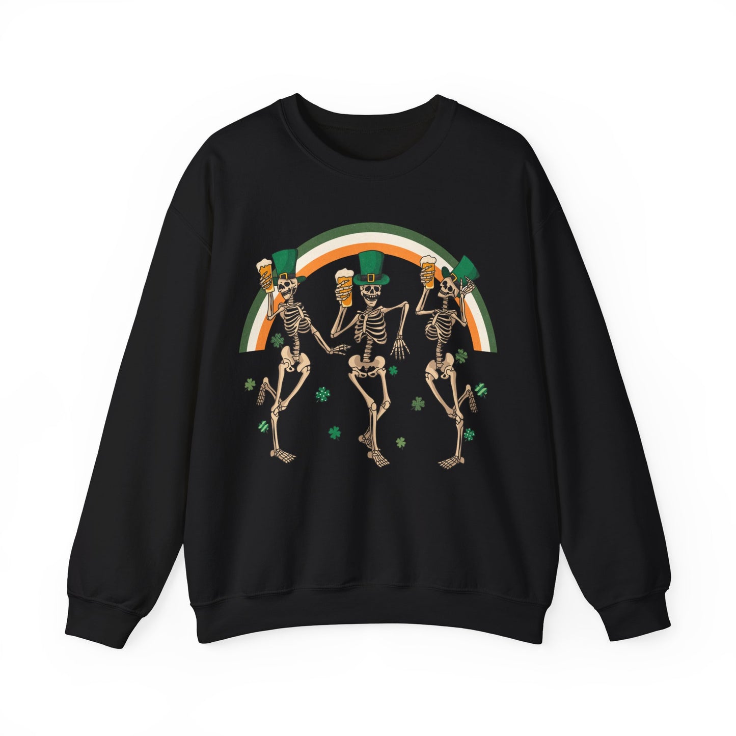 St. Patrick's Day Skeletons - Crewneck Sweatshirt