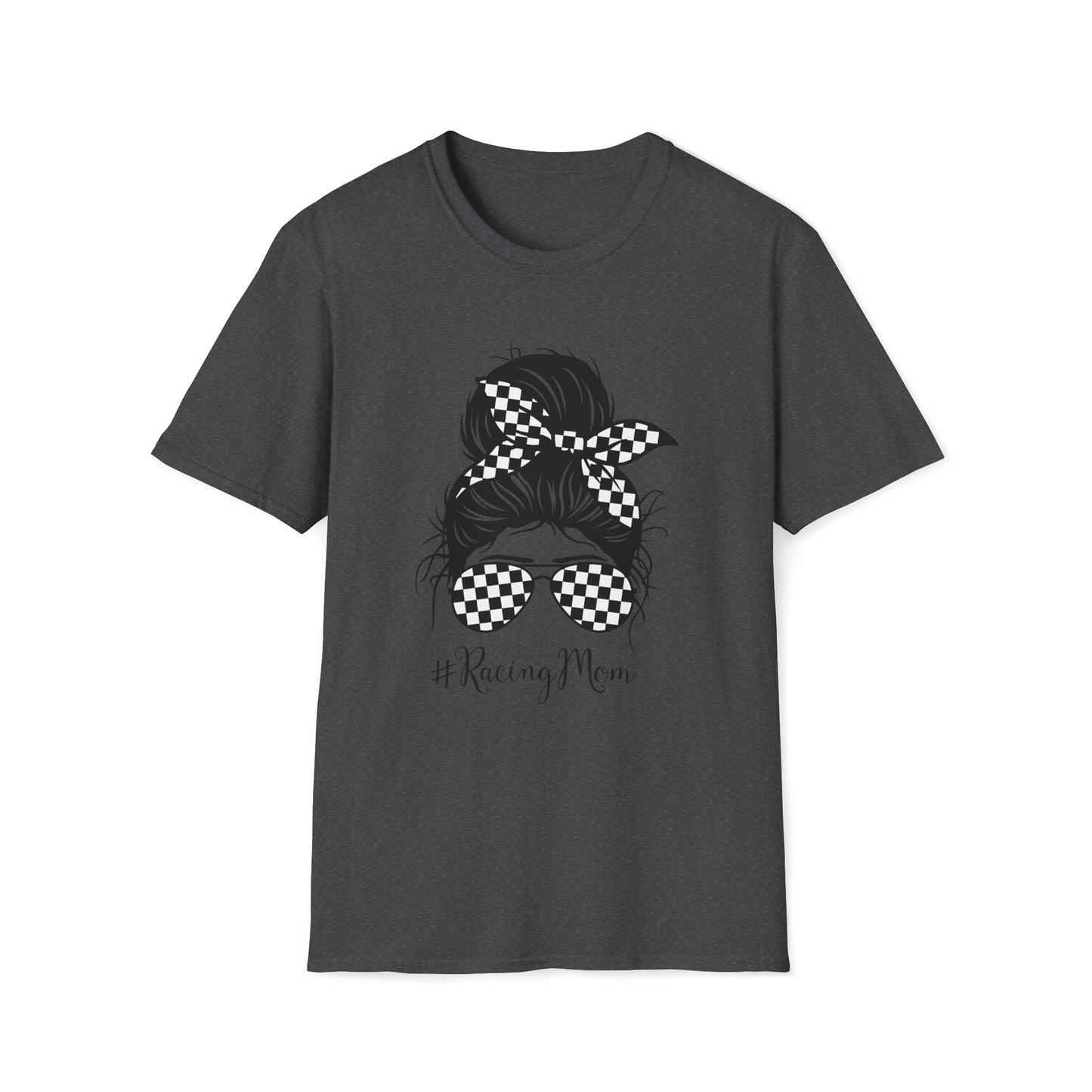 Racing Mom - Unisex Softstyle T-Shirt