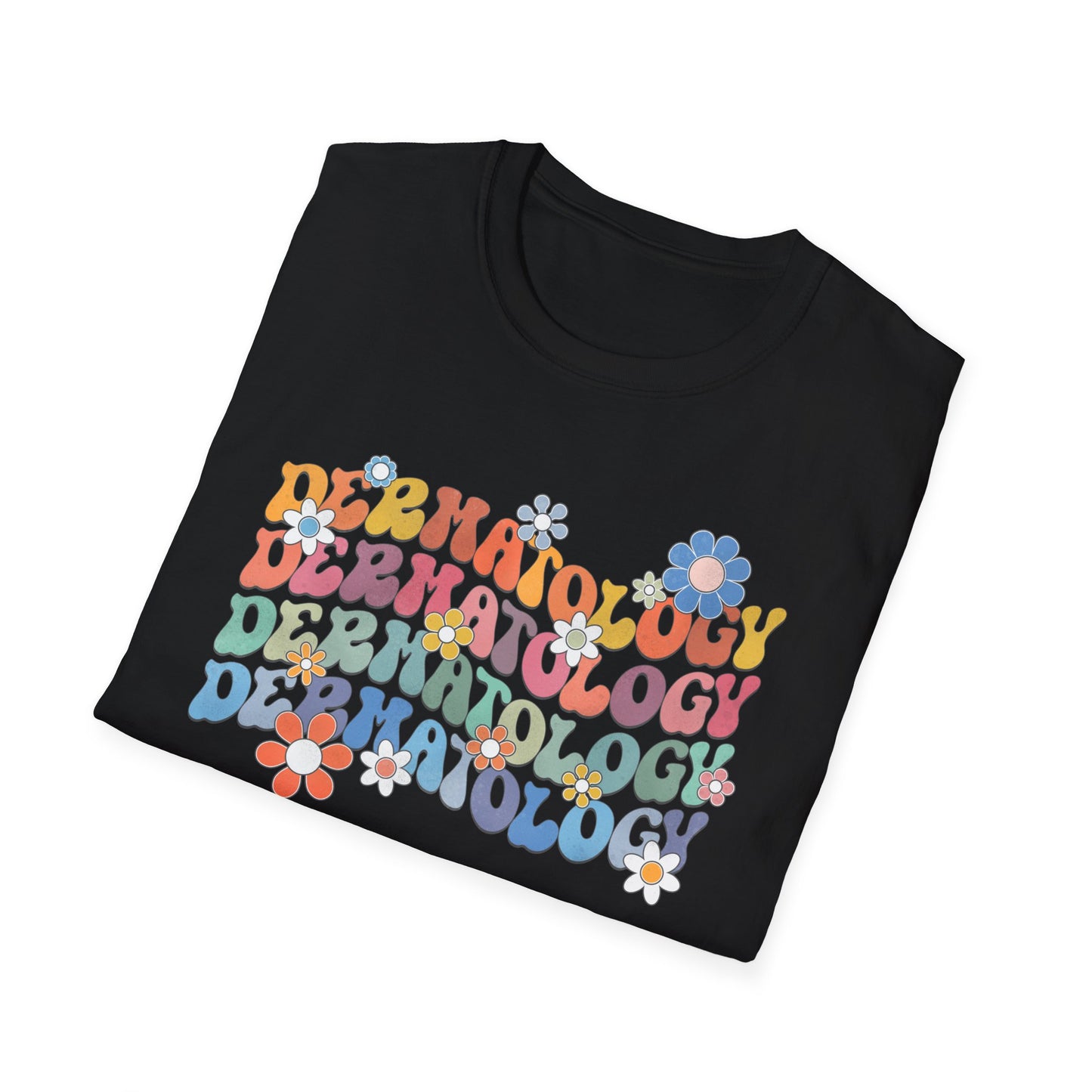 Flower Derm - Unisex Softstyle T-Shirt