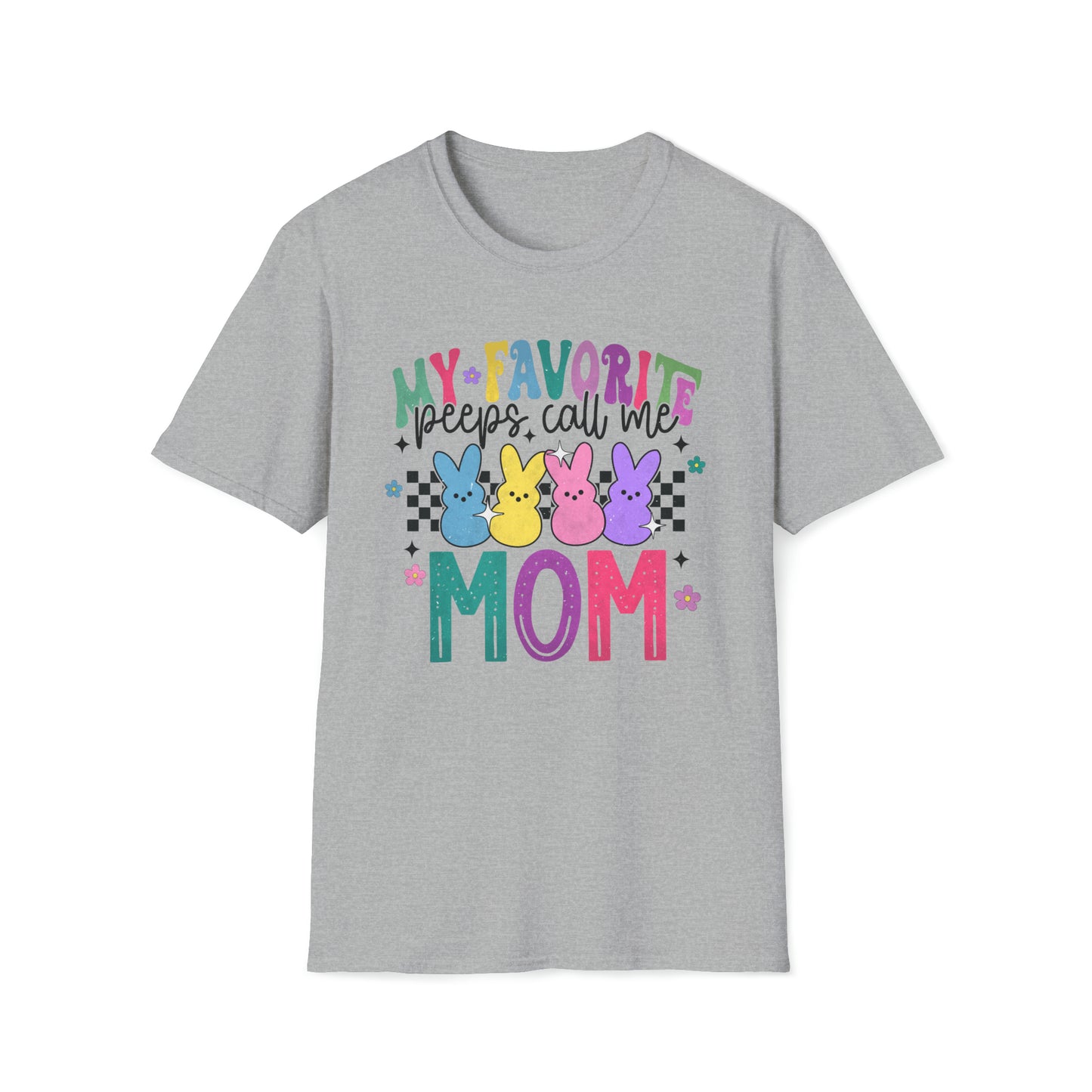 My Favorite Peeps - MOM - Unisex Softstyle T-Shirt