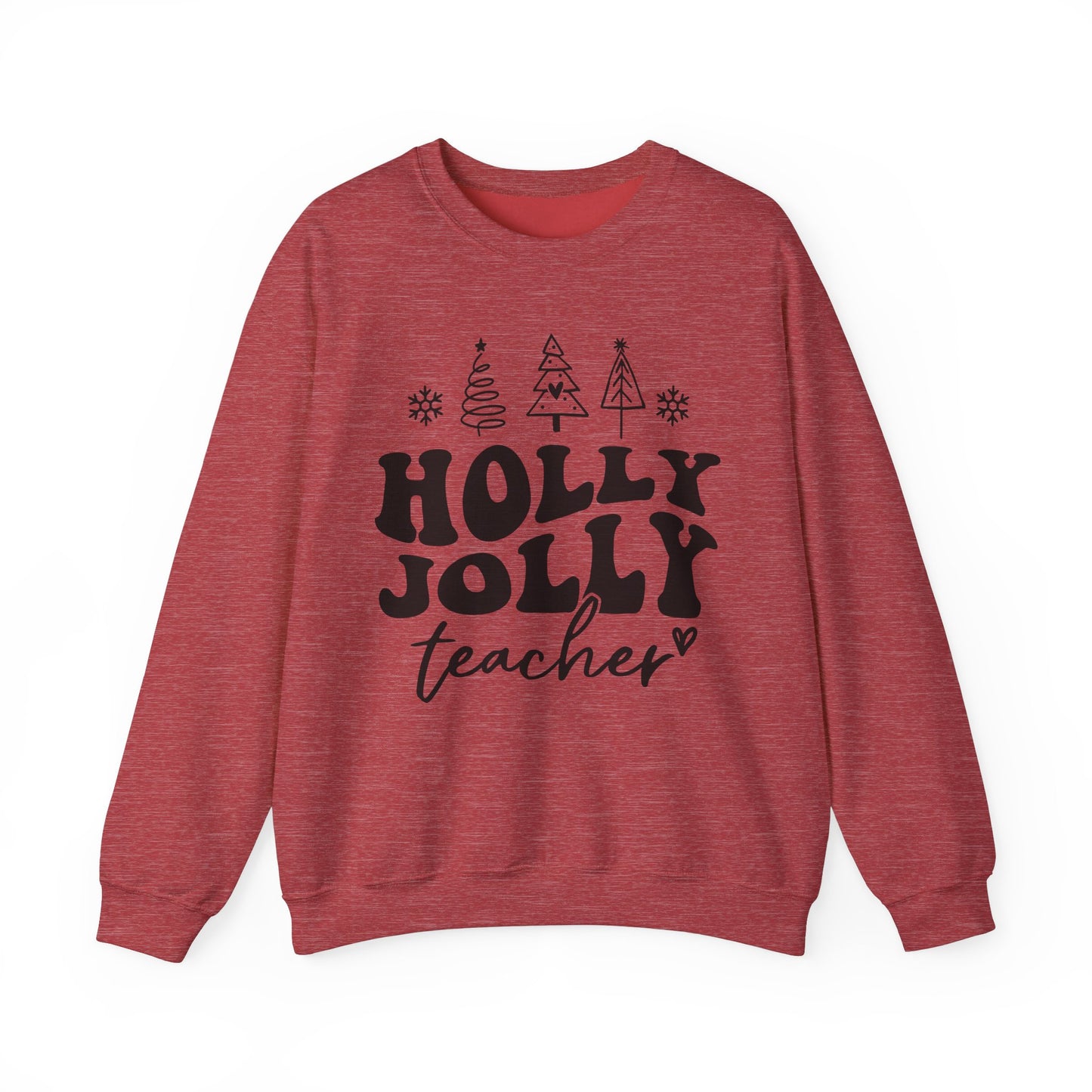 Holly Jolly Teacher - Crewneck Sweatshirt