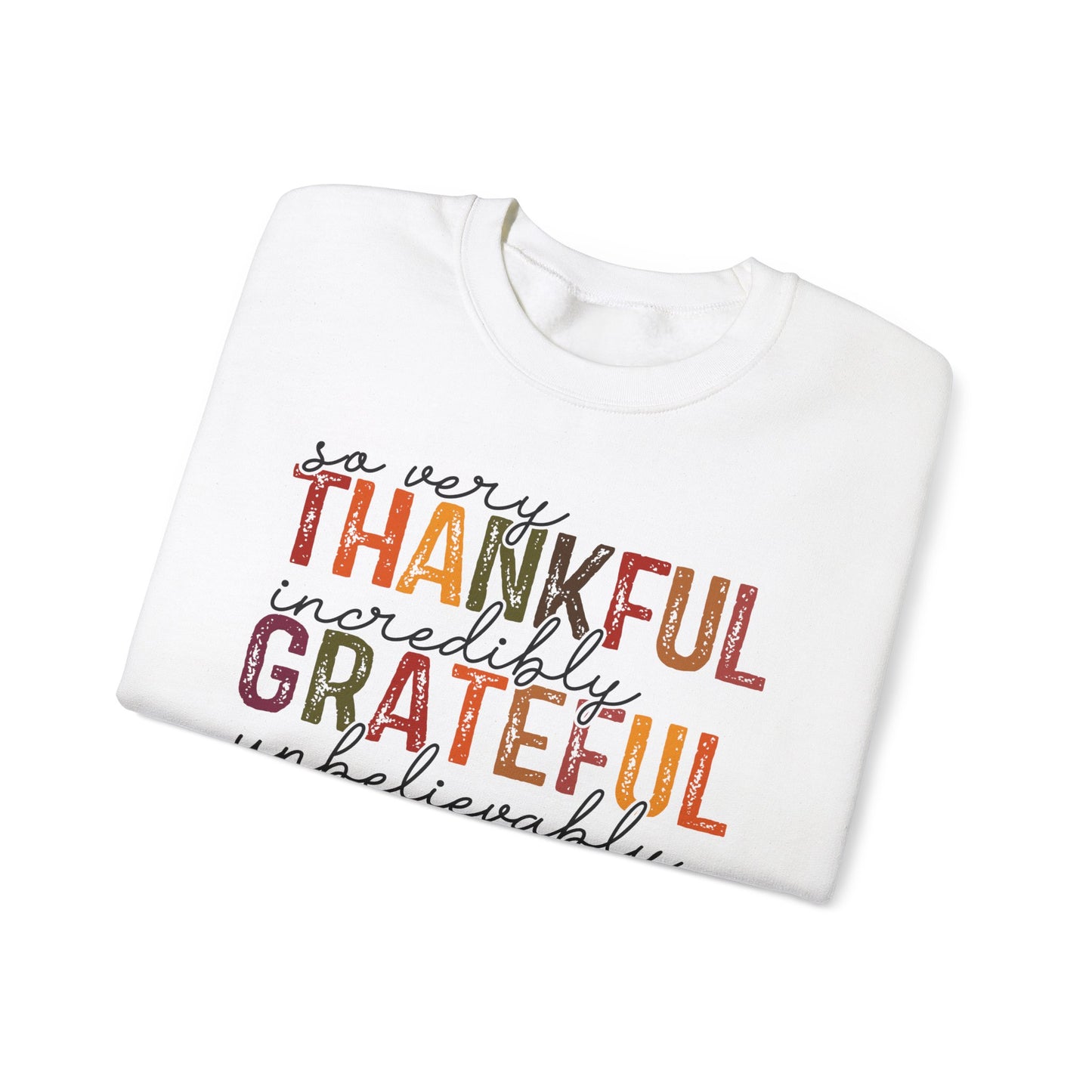 Thankful Grateful Blessed - Crewneck Sweatshirt