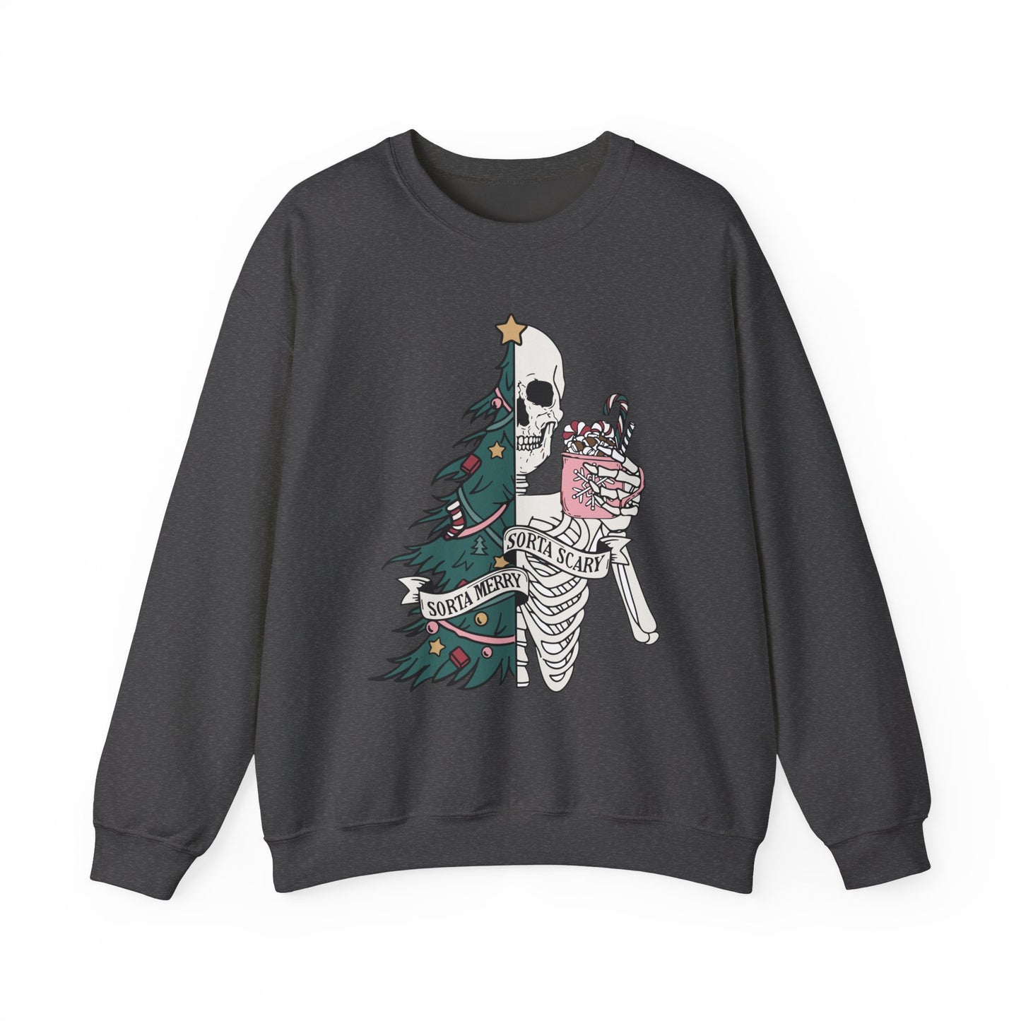 Sorta Merry Sorta Scary - Crewneck Sweatshirt