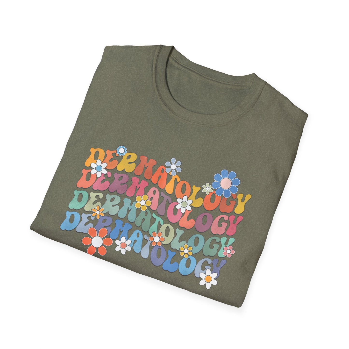 Flower Derm - Unisex Softstyle T-Shirt