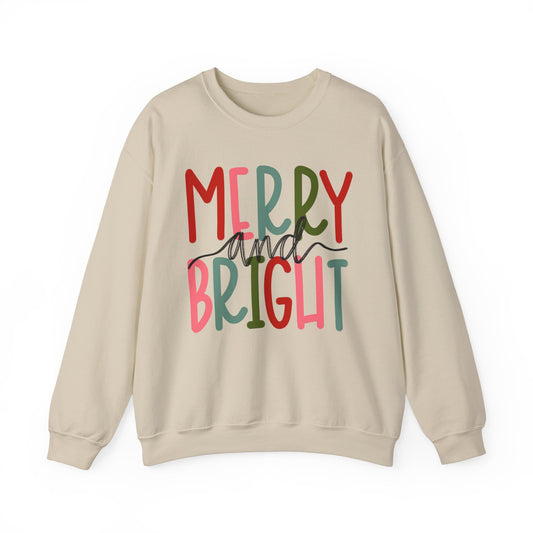 Merry and Bright - Crewneck Sweatshirt