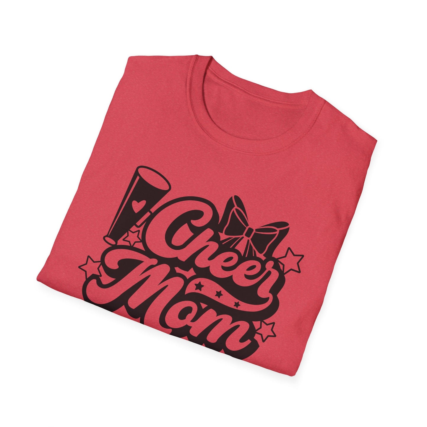 Vintage Cheer Mom - Unisex Softstyle T-Shirt