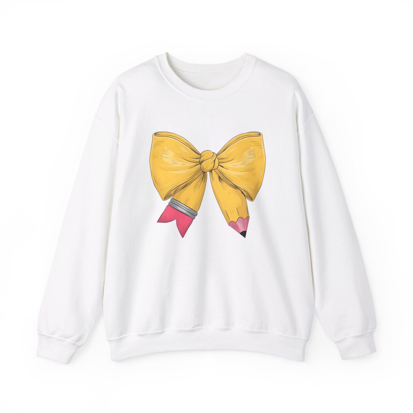 Pencil Bow - Crewneck Sweatshirt