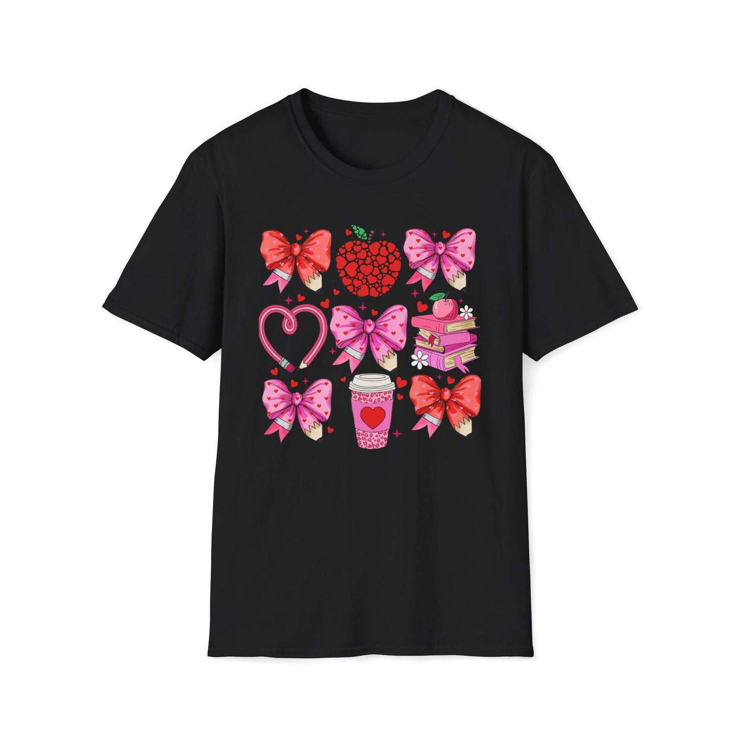 Teacher Hearts - Unisex Softstyle T-Shirt