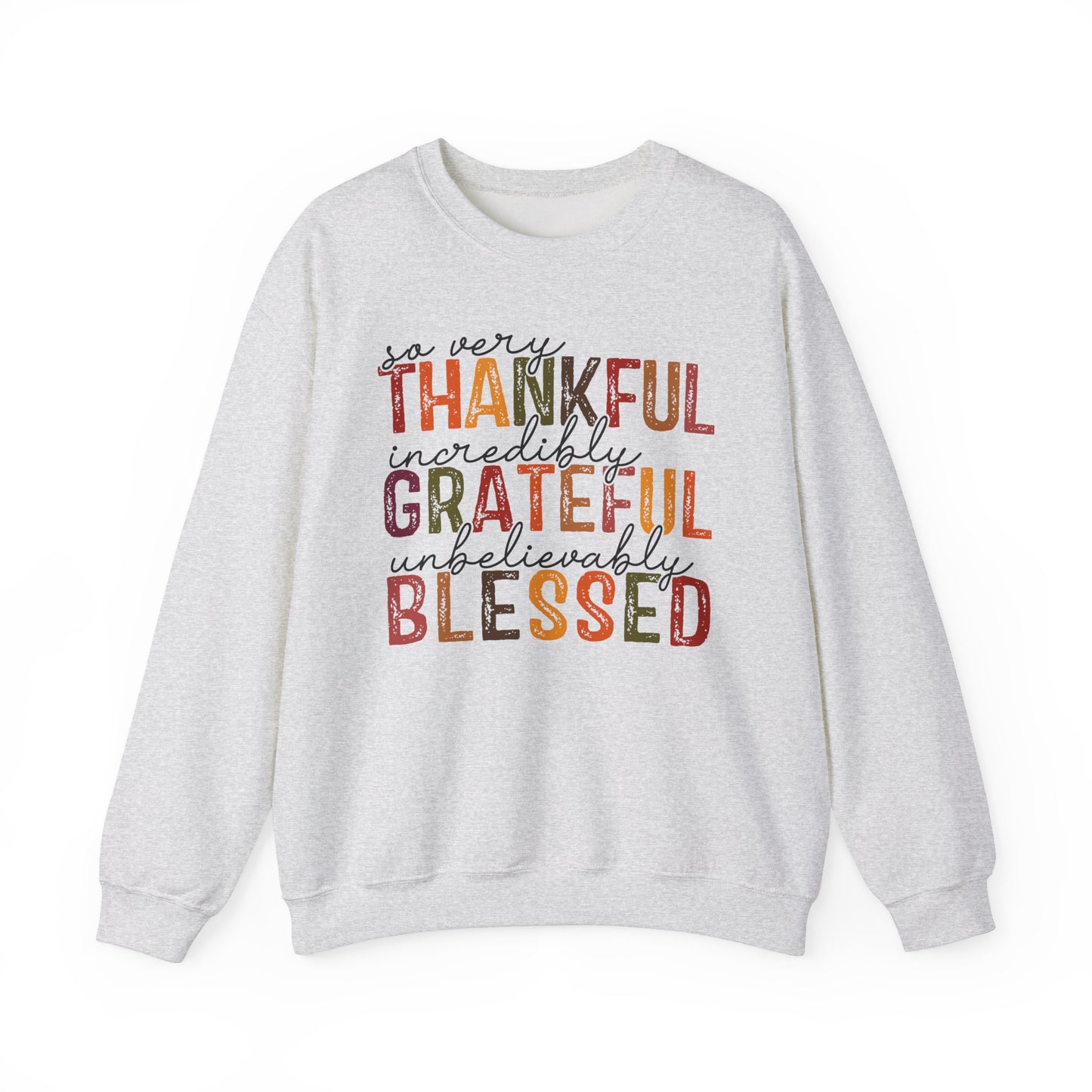 Thankful Grateful Blessed - Crewneck Sweatshirt