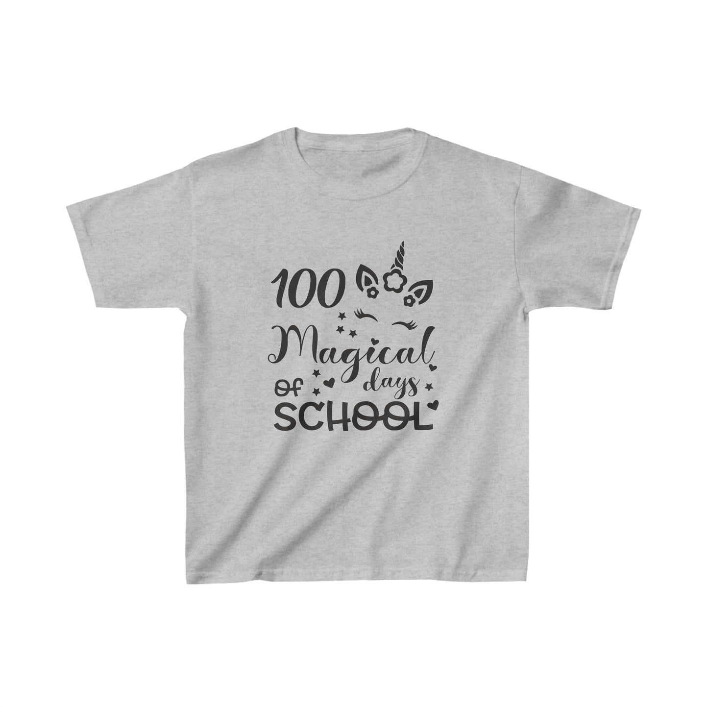 100 Magical Days of School - Kids Heavy Cotton Tee
