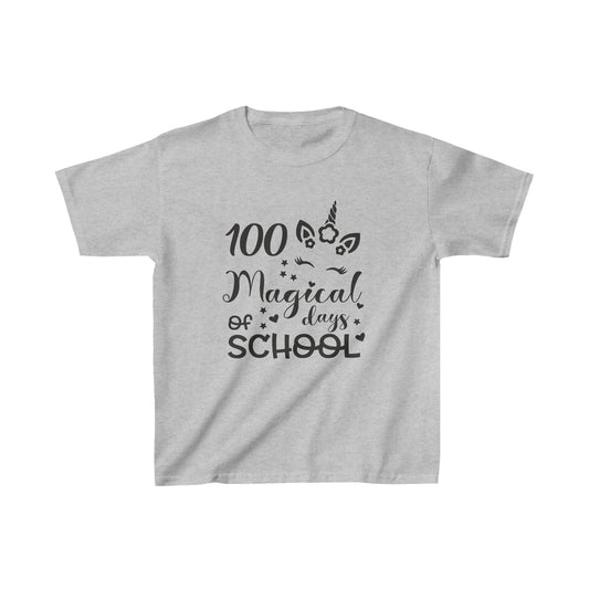 100 Magical Days of School - Kids Heavy Cotton Tee