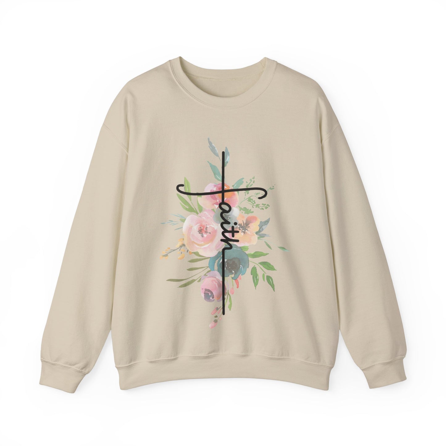 Floral Faith - Crewneck Sweatshirt