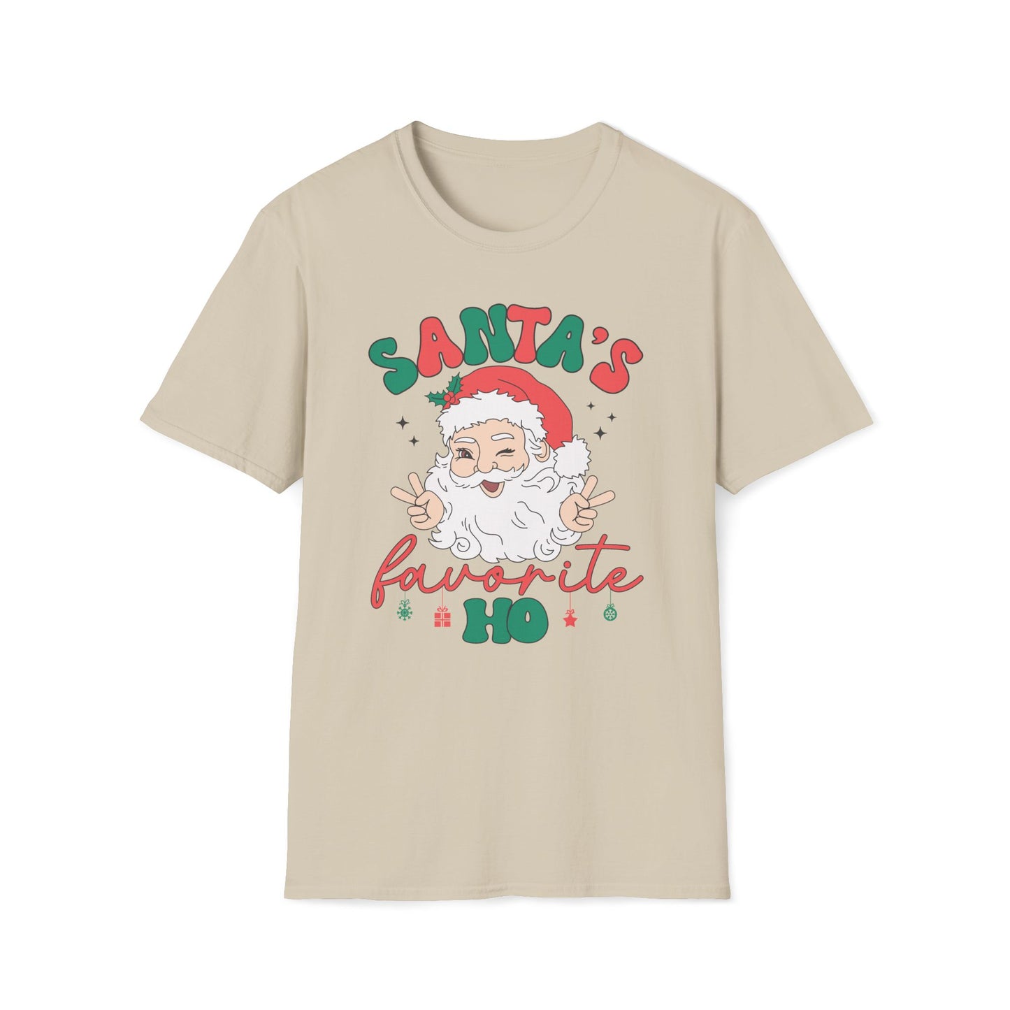 Santa's Favorite HO- Unisex Softstyle T-Shirt
